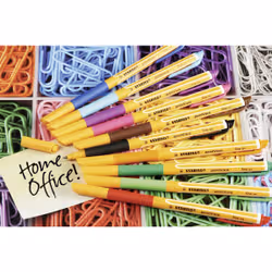 STABILO pointVisco Stylos à encre gel avec bouchon Fin Noir, Bleu, Vert, Rouge 4 pièce(s) - Vue supplémentaire 7