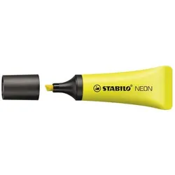 STABILO NEON marqueurPointe biseautée Jaune