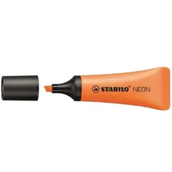 STABILO NEON marqueurPointe biseautée Orange