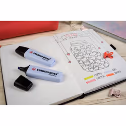 STABILO Boss Original Pastel marqueur 1 pièce(s) Pointe biseautée Rose - Vue supplémentaire 2