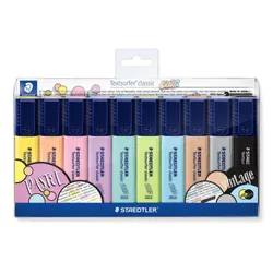Surligneur Staedtler 364 Textsurfer Vintage et Pastel set 10 pièces a