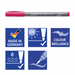 Staedtler Pigment Arts Brush Pen stylo-feutre Multicolore 36 pièce(s) - Vue supplémentaire 5