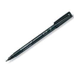 Staedtler 318-9 marqueur indélébile Pointe ogive Noir 10 pièce(s)