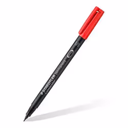 Staedtler Lumocolor 313 WP4 marqueur indélébile Noir, Bleu, Vert, Rouge 4 pièce(s) - Vue supplémentaire 3