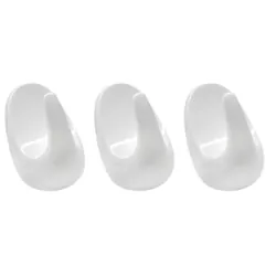 Fackelmann 20601 porte-serviettes et anneau porte-serviettes Crochet pour serviette Mural Blanc