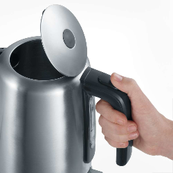 Severin WK 3497 bouilloire 1,7 L 2200 W Noir, Acier inoxydable