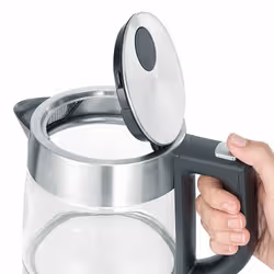 Severin WK 3468 bouilloire 1 L 2200 W Noir, Acier inoxydable, Transparent - Vue supplémentaire 4