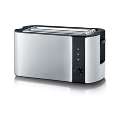 Severin AT 2590 grille-pain 2 part(s) 1400 W Noir, Argent