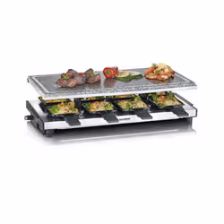 Severin RG 2374 raclette 8 personne(s) 1500 W Noir, Acier inoxydable - Vue supplémentaire 2