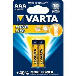 2 x Piles Alcaline VARTA Long Life Extra AAA 1.5V