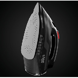 Russell Hobbs 20630-56 fer à repasser Fer à repasser à sec ou à vapeur Semelle en céramique 3100 W Noir, Gris
