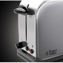 Russell Hobbs 21396-56 grille-pain 2 part(s) Noir, Acier inoxydable