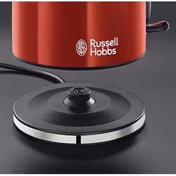 Russell Hobbs 20412-70 bouilloire Noir, Rouge, Acier inoxydable - Vue supplémentaire 2