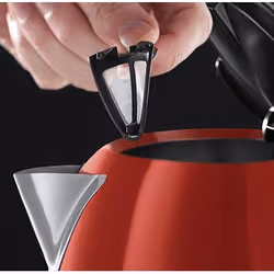 Russell Hobbs 20412-70 bouilloire Noir, Rouge, Acier inoxydable - Vue supplémentaire 3