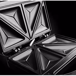 Russell Hobbs Fiesta gaufrier et appareil à croque-monsieur 750 W Noir, Acier inoxydable - Vue supplémentaire 3