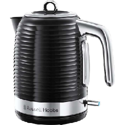 Russell Hobbs Inspire bouilloire 1,7 L 2400 W Noir, Argent