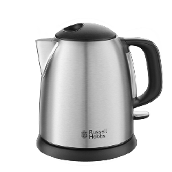 Russell Hobbs 24991-70 bouilloire 1 L 2400 W Noir, Acier inoxydable