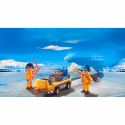 Playmobil City Action Agents avec tracteur à bagages - Vue supplémentaire 2