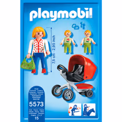 Playmobil City Life Maman avec jumeaux et landau - Vue supplémentaire 6