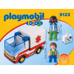 Playmobil 1.2.3 Ambulance - Vue supplémentaire 5
