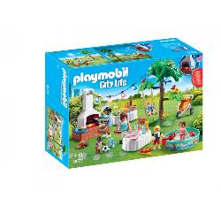 Playmobil City Life Famille et barbecue estival