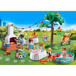 Playmobil City Life Famille et barbecue estival - Vue supplémentaire 4