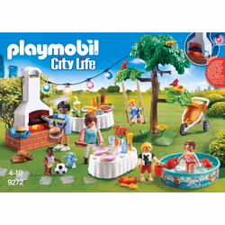 Playmobil City Life Famille et barbecue estival - Vue supplémentaire 6