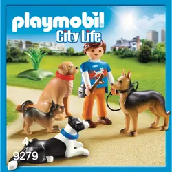 Playmobil City Life Entraineur Et Chiens