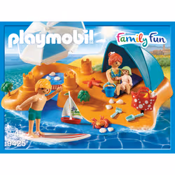 Playmobil FamilyFun Famille De Vacanciers Et Tente - Vue supplémentaire 3
