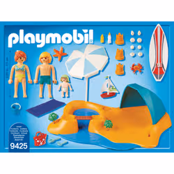 Playmobil FamilyFun Famille De Vacanciers Et Tente - Vue supplémentaire 5