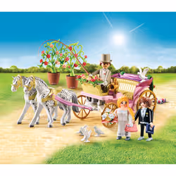 Playmobil City Life Carrosse Et Couple De Mariés - Vue supplémentaire 2