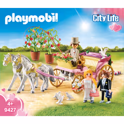 Playmobil City Life Carrosse Et Couple De Mariés - Vue supplémentaire 3