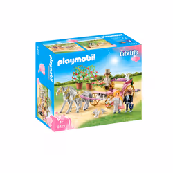 Playmobil City Life Carrosse Et Couple De Mariés - Vue supplémentaire 4