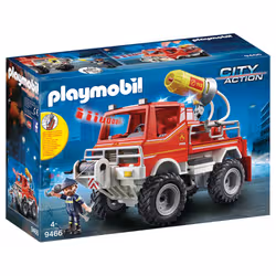 Playmobil 4x4 de pompier avec lance-eau