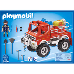 Playmobil 4x4 de pompier avec lance-eau - Vue supplémentaire 11