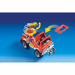 Playmobil 4x4 de pompier avec lance-eau - Vue supplémentaire 5