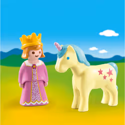Playmobil 1.2.3 Princesse et licorne - Vue supplémentaire 2