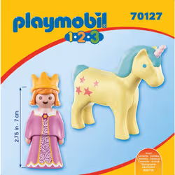 Playmobil 1.2.3 Princesse et licorne - Vue supplémentaire 3