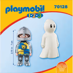 Playmobil 1.2.3 Chevalier et fantôme - Vue supplémentaire 4