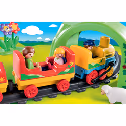 Playmobil 1.2.3 Train avec passagers et circuit - Vue supplémentaire 3