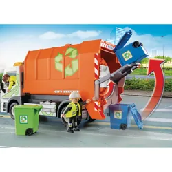 Playmobil City Life Camion De Recyclage Poubelle