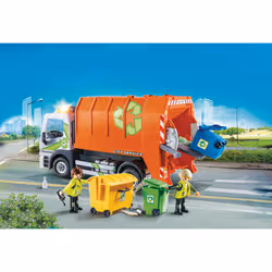 Playmobil City Life Camion De Recyclage Poubelle - Vue supplémentaire 2