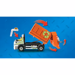 Playmobil City Life Camion De Recyclage Poubelle - Vue supplémentaire 3