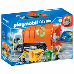 Playmobil City Life Camion De Recyclage Poubelle - Vue supplémentaire 4