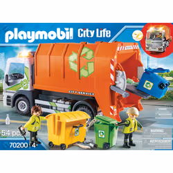 Playmobil City Life Camion De Recyclage Poubelle - Vue supplémentaire 6
