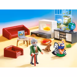 Playmobil Dollhouse Salon avec cheminée - Vue supplémentaire 2