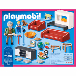 Playmobil Dollhouse Salon avec cheminée - Vue supplémentaire 3