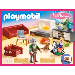 Playmobil Dollhouse Salon avec cheminée - Vue supplémentaire 4