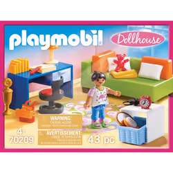 Playmobil Dollhouse Chambre d'enfant avec canapé-lit - Vue supplémentaire 4