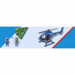 Playmobil City Action Hélicoptère de police et parachutiste - Vue supplémentaire 6